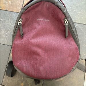 Sherpani Maroon and Charcoal Men's Backpack